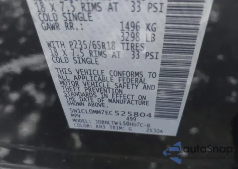 2014 Infiniti Qx60 Hybrid from USA, damaged, VIN 5N1CL0MM7EC525804